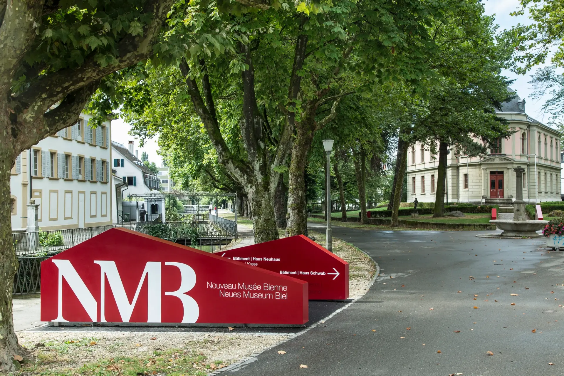 Signalétique du Nouveau Musée Bienne